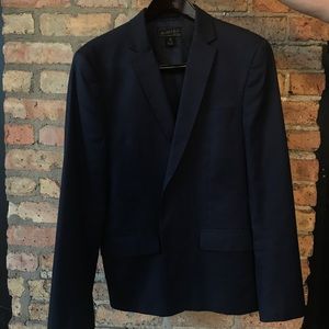 Scotch & Soda Navy Cotton 2 button blazer